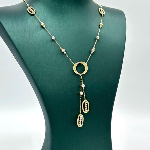 عقد متميز بتصميم ايطالي ( 5.2 جرام - عيار 18 - NE0...