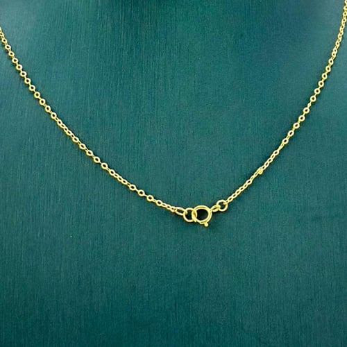 عقد طوق دورين على شكل ورود ( 11.6 جرام - عيار 21 -...