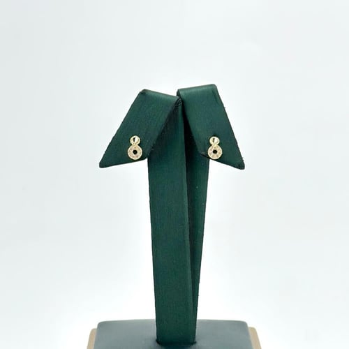 طقم ذهب ناعم تصميم الماس ( 6.4 جرام - عيار 18 - SE...