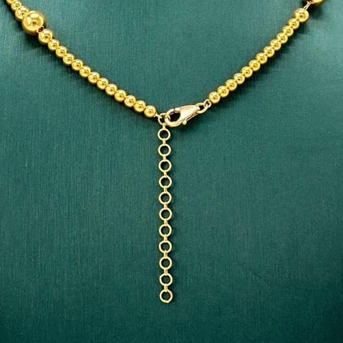 عقد كرات النانو ( 7.2 جرام - عيار 21 - NE1010 )