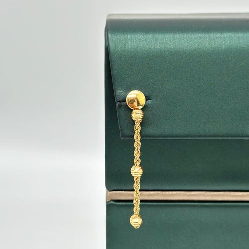 طقم كرات الليزر بسلسال مبروم ( 7.1 جرام - عيار 21...