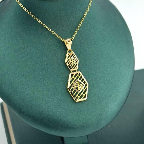 نصف طقم بتصميم مميز ( 3.9 جرام - عيار 21 - HSE0206...