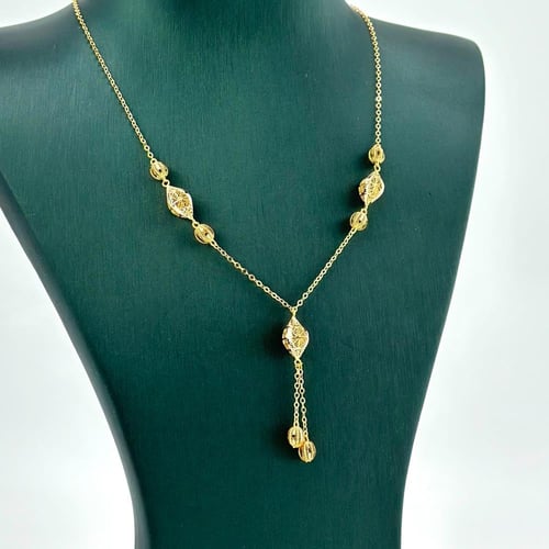 عقد بزخارف شرقية مبهرة ( 3.5 جرام - عيار 21 - NE03...