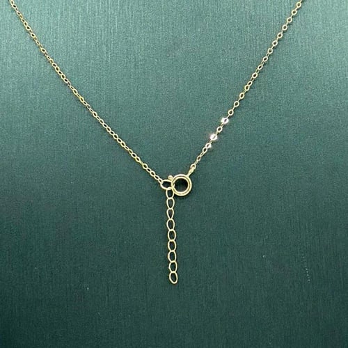 طقم تصميم الماس مطعّم بالوان المينا ( 3.2 جرام - ع...