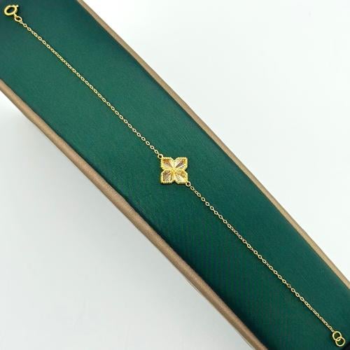 سوارة ناعمة على شكل وردة ( 1.0 جرام - عيار 21 - BR...