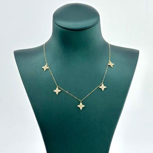 تشوكر ذهب ناعم تصميم الماس ( 1.4 جرام - عيار 18 -...