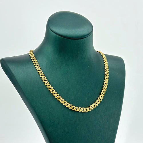 عقد ذهب عيار 21 جنزير بتصميم موناكو الجذاب ( 19.8...