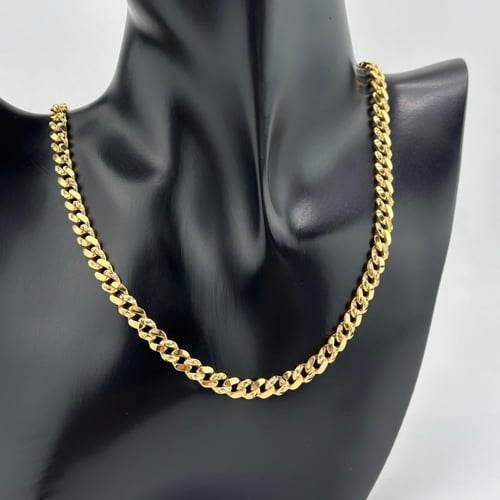 عقد ذهب عيار 21 فاخر بتصميم جنزير موناكو (NE1226 )