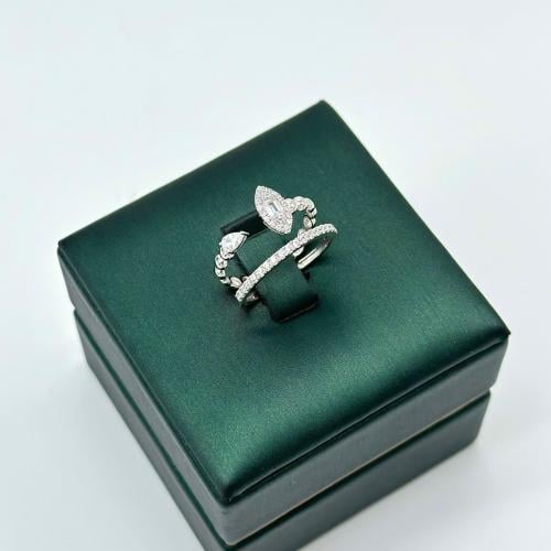 خاتم الأناقة العصرية بقصات الباقييت ( 2.5 جرام - ع...