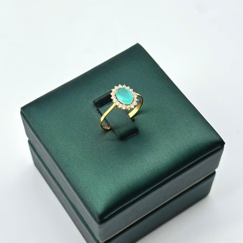 طقم زمردينا ( 12.7 جرام- عيار 21 - SE00515 )