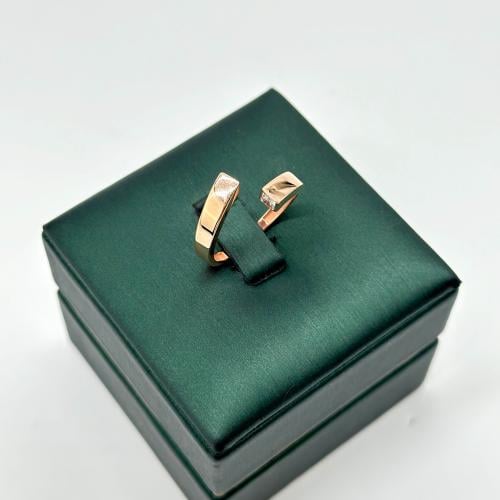 خاتم تصميم الماس بلمسة ايطالية ( 2.2 جرام - عيار 1...