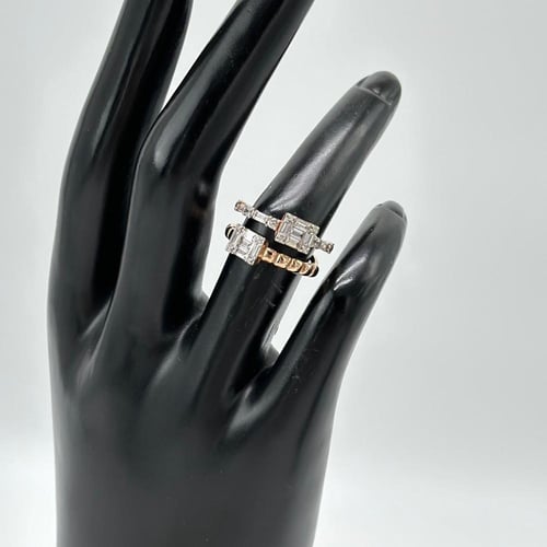 خاتم تميز الباقييت تصميم الماس ( 3.0 جرام - عيار 1...