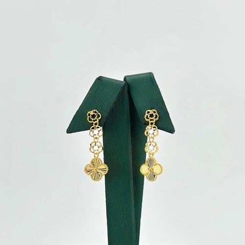 طقم كلاسيك على شكل ورود ( 12.5 جرام - عيار 21 - SE...