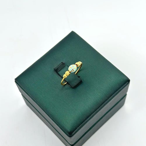 طقم ذهب ناعم بتصميم مبتكر و انيق ( 9.7 جرام - عيار...