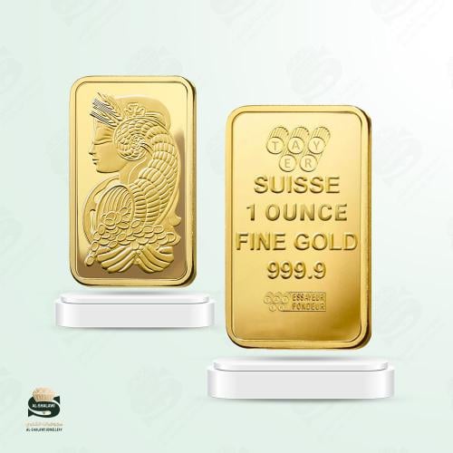 أونصة ذهب محلية ( 31.1 جرام - عيار 24 - BU0031 )