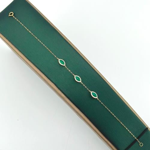 سوارة بتصميم أنيق و ناعمه على شكل عين ( 1.0 جرام -...