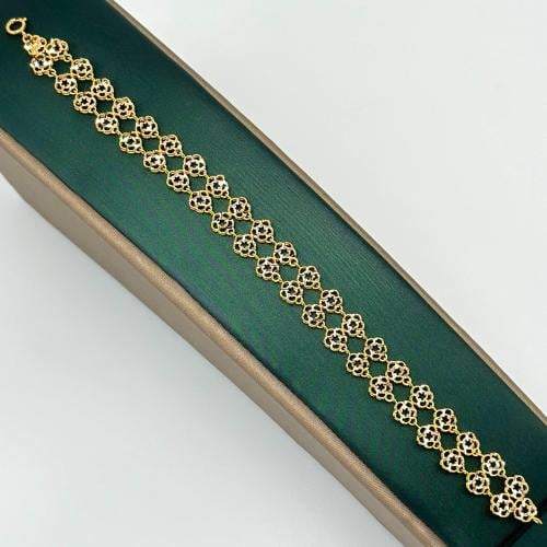 سوارة على شكل ورود ( 7.5 جرام - عيار 21 - BR0425 )