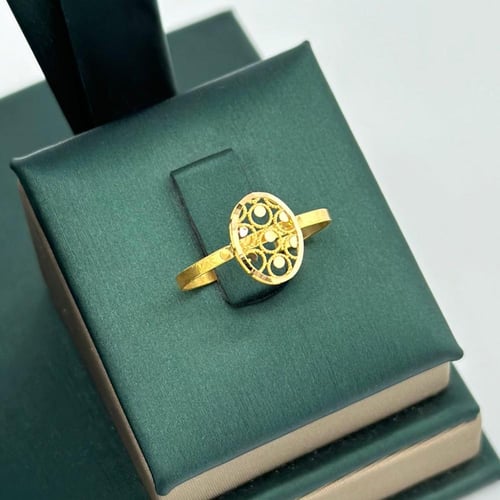 نصف طقم بتصميم مميز ( 4.8 جرام - عيار 21 - HSE0189...