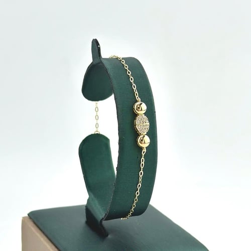 طقم ذهب بتصميم عصري و مميز ( 12.7 جرام - عيار 18 -...