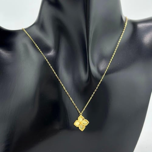 عقد ذهب ناعم انيق ( 1.4 جرام - عيار 21 - NE0389 )