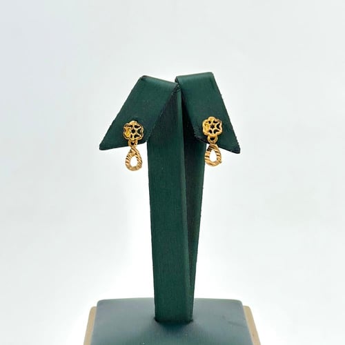 طقم ذهب على شكل دائري كلاسيكي ( 9.4 جرام - عيار 21...