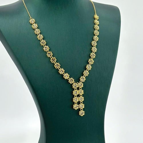 طقم حديقة الورود ( 11.7 جرام - عيار 21 - SE00683 )