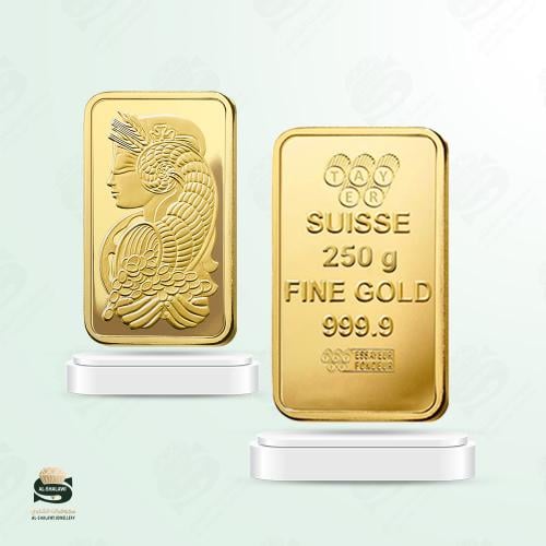 سبيكة ذهب محلية ( 250.0 جرام - عيار 24 - BU0250 )