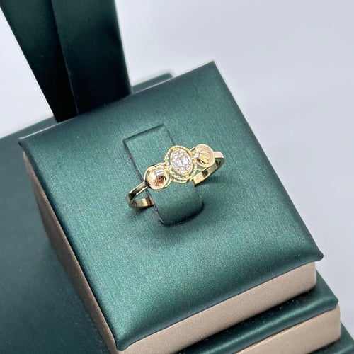 نصف طقم ناعم تصميم الماس ( 4.4 جرام - عيار 18 - HS...