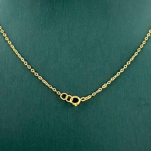 طقم ذهب طوق دورين على شكل ورود ناعمه ( 15.7 جرام -...