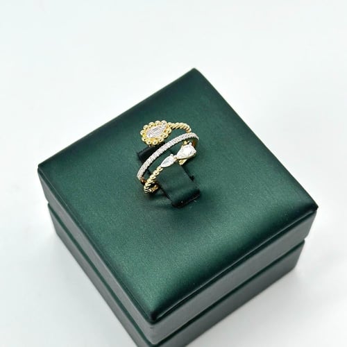 خاتم الأناقة الراقية ( 2.5 جرام - عيار 18 - RI0614...