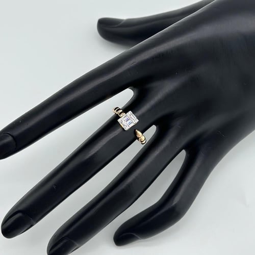 خاتم تميز الباقييت تصميم الماس ( 1.4 جرام - عيار 1...