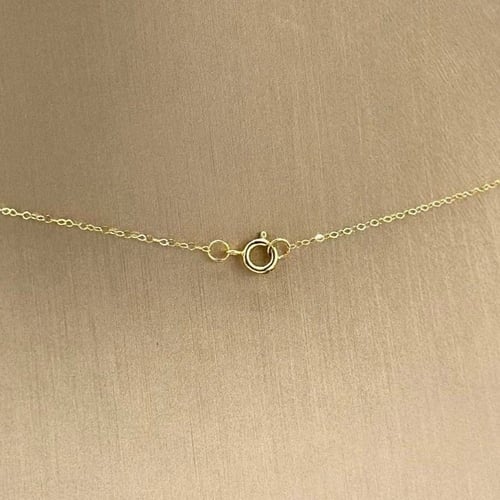 عقد ناعم تصميم الماس ( 1.0 جرام - عيار 18 - NE0289...