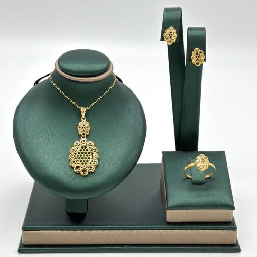 نصف طقم اناقة الشرق ( 5.6 جرام - عيار 21 - HSE0160...