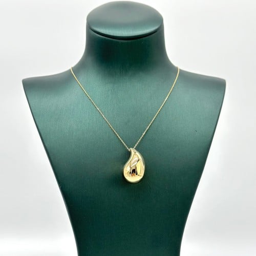 عقد بوتيغا الإيطالي الحجم الكبير ( 4.0 جرام - عيار...