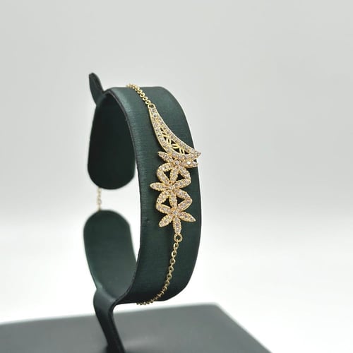 طقم تصميم الماس مّطعم بالسيغنتي ( 11.3 جرام - عيار...