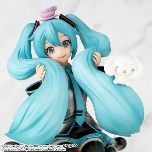 Hatsune Miku X Cinnamoroll Premium Perching
