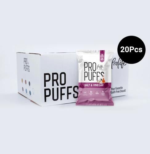 Prolife Pro Protien Puff Salt & Vinegar 50g (PACK...