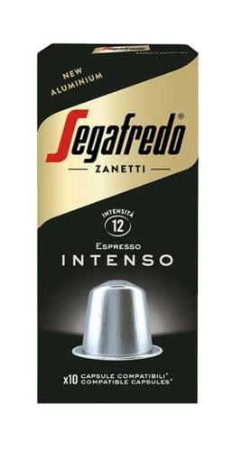 Intense espresso capsules with a bold aroma and fu...
