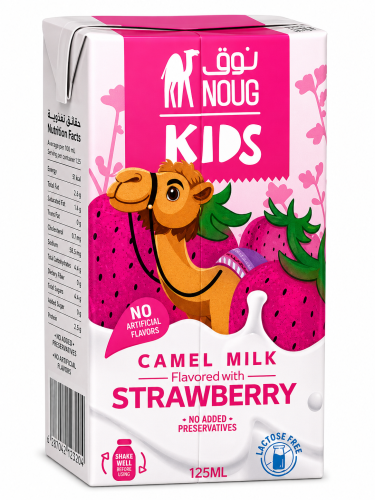 NOUG Kids Camel Milk Strawberry 125ML