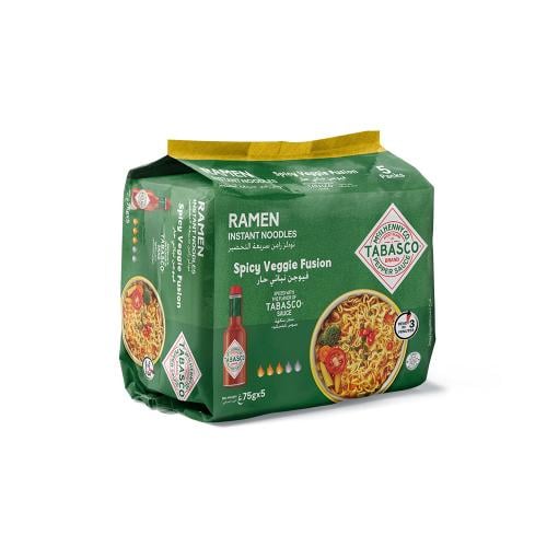 TABASCO® Ramen Instant Noodles Spicy Veggie Fusion...
