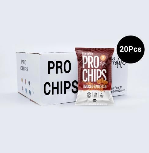 Prolife Pro Chips Smoked Barbeque 60g (PACK OF 20)