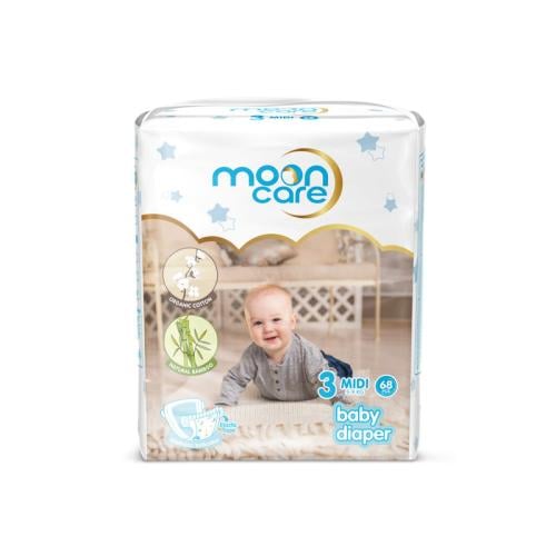 Jumbo Baby Diapers-Midi-68 pieces