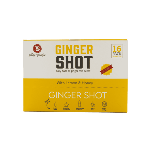 الزنجبيل شوت بالليمون وعسل السدر 16 * 30 مل