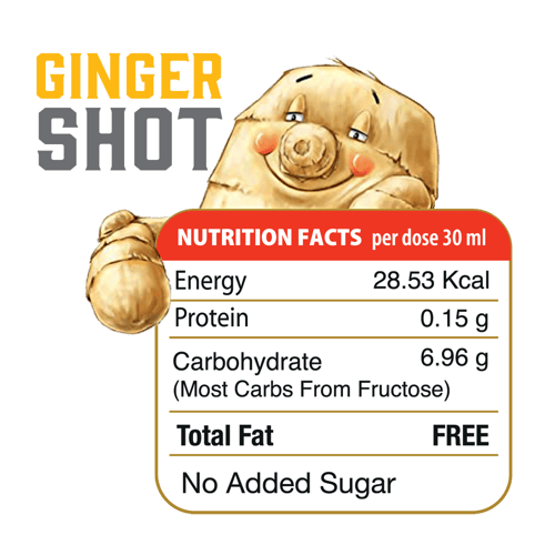 الزنجبيل شوت بالليمون وعسل السدر 16 * 30 مل