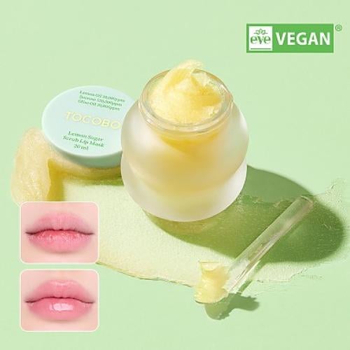 قناع الشفاه بالليمون والسكر من توكوبو TOCOBO Lemon...