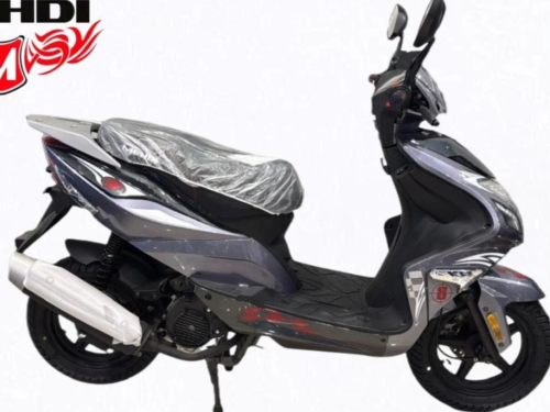 Mahdi motorcycle R8 150cc gray color