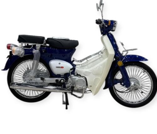 Motorcycle scooter similar to Honda classic Pepsi color 110Cc