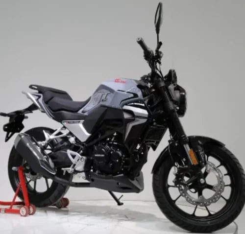 GXR motorcycle gray color