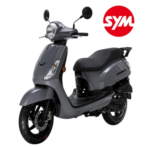 Motorcycle scooter Vespa Sym 150 cc gray color