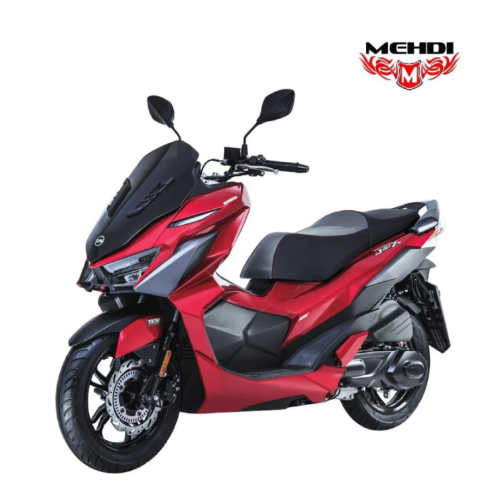 Sym 200Cc motorcycle red color
